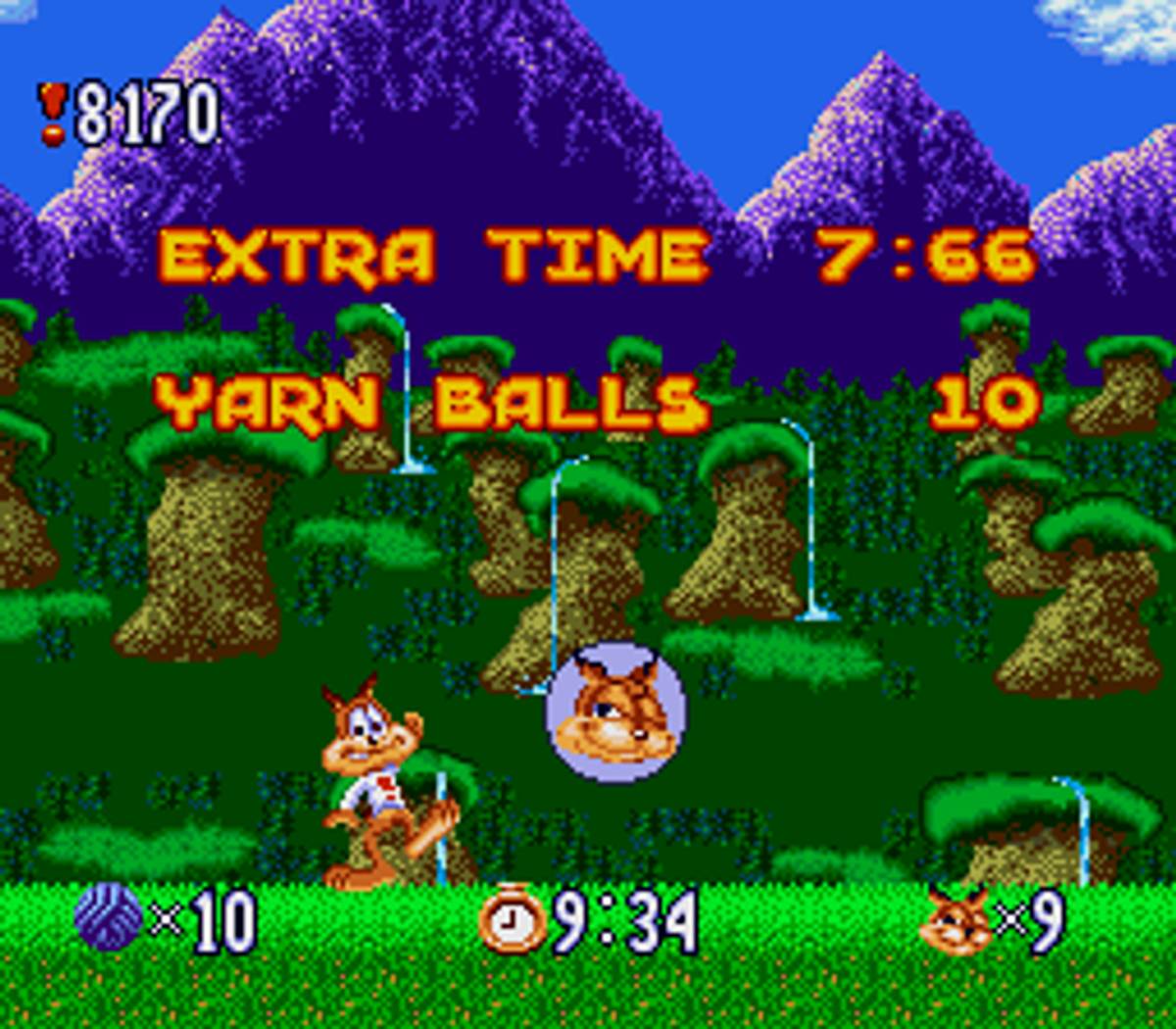 Bubsy in: Claws Encounters of the Furred Kind ROM - SNES screenshot 6