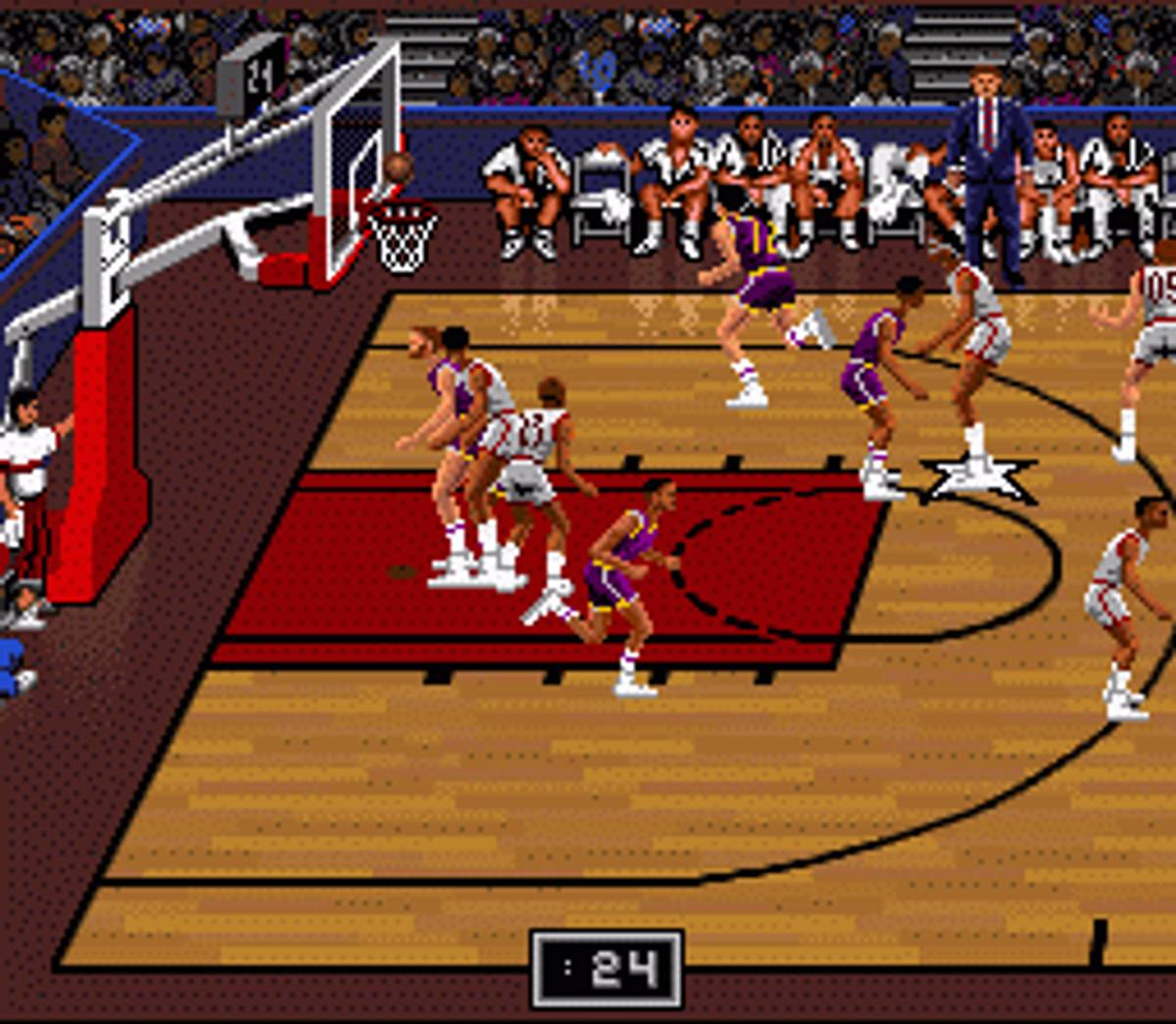 Bulls vs. Blazers and the NBA Playoffs ROM - SNES screenshot 7