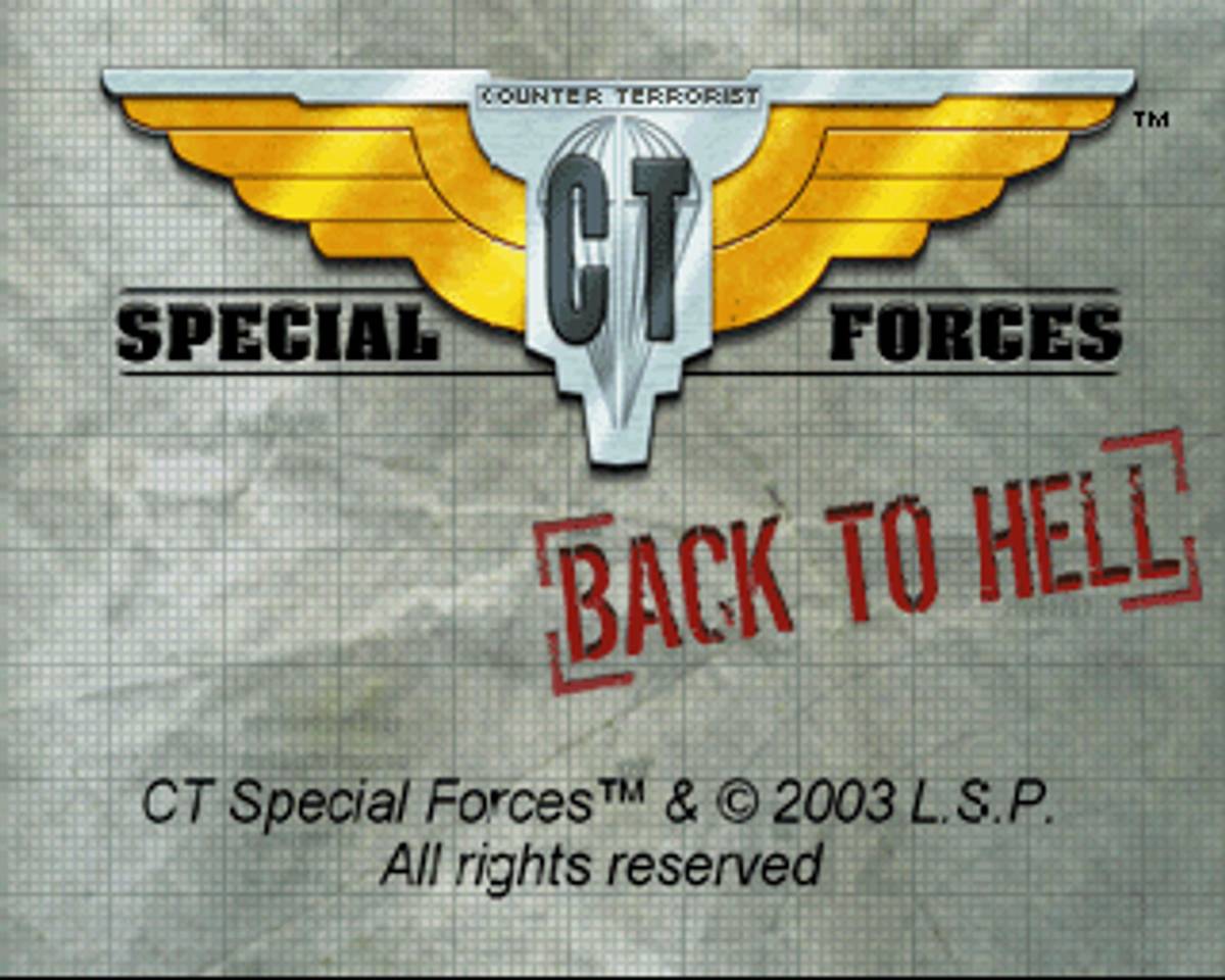 CT Special Forces: Back to Hell ISO - PS1 screenshot 1