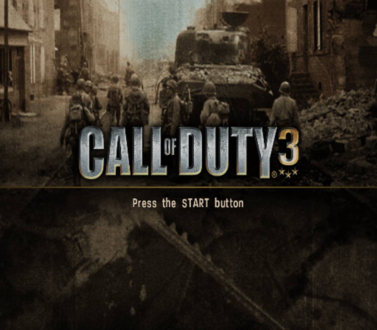 Call of Duty 3 ISO - PS2 screenshot 1