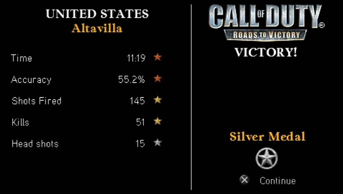 Call of Duty: Roads to Victory ISO - PSP screenshot 10