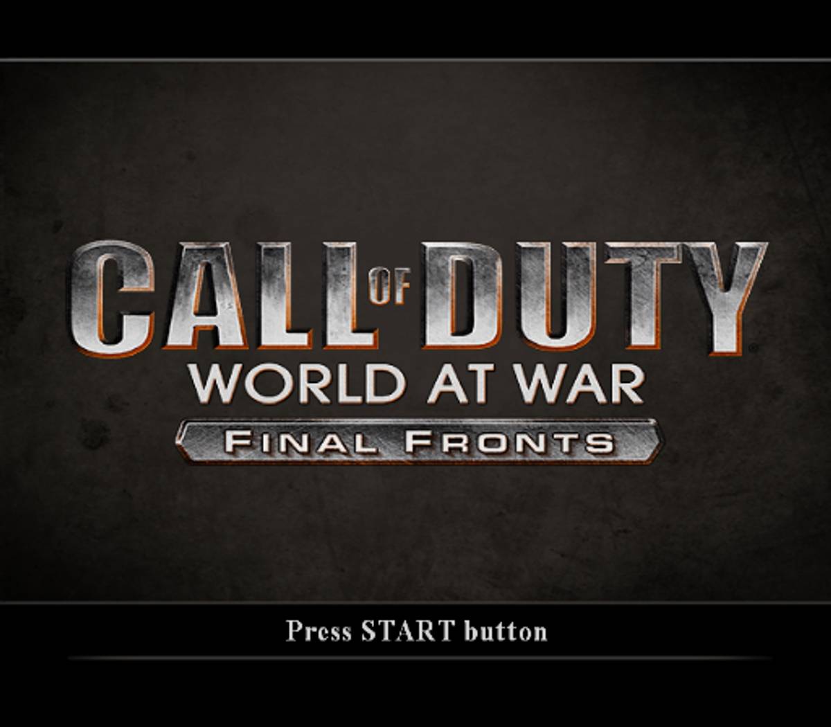 Call of Duty: World at War - Final Fronts ISO - PS2 screenshot 1