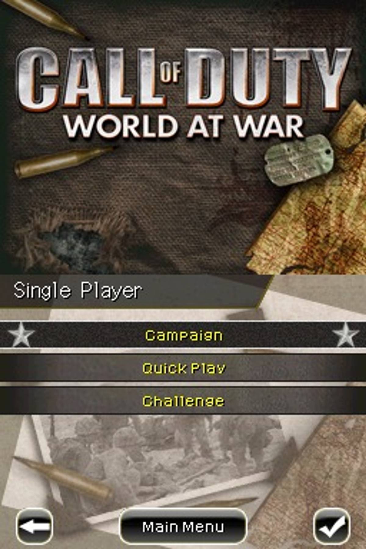 Call of Duty: World at War ROM - NDS screenshot 3