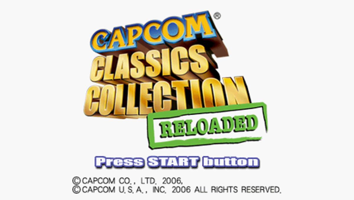 Capcom Classics Collection: Reloaded ISO - PSP screenshot 1