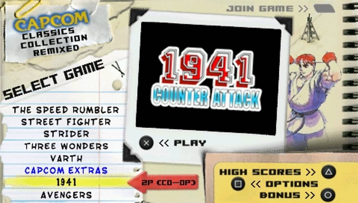 Capcom Classics Collection: Remixed ISO - PSP screenshot 2