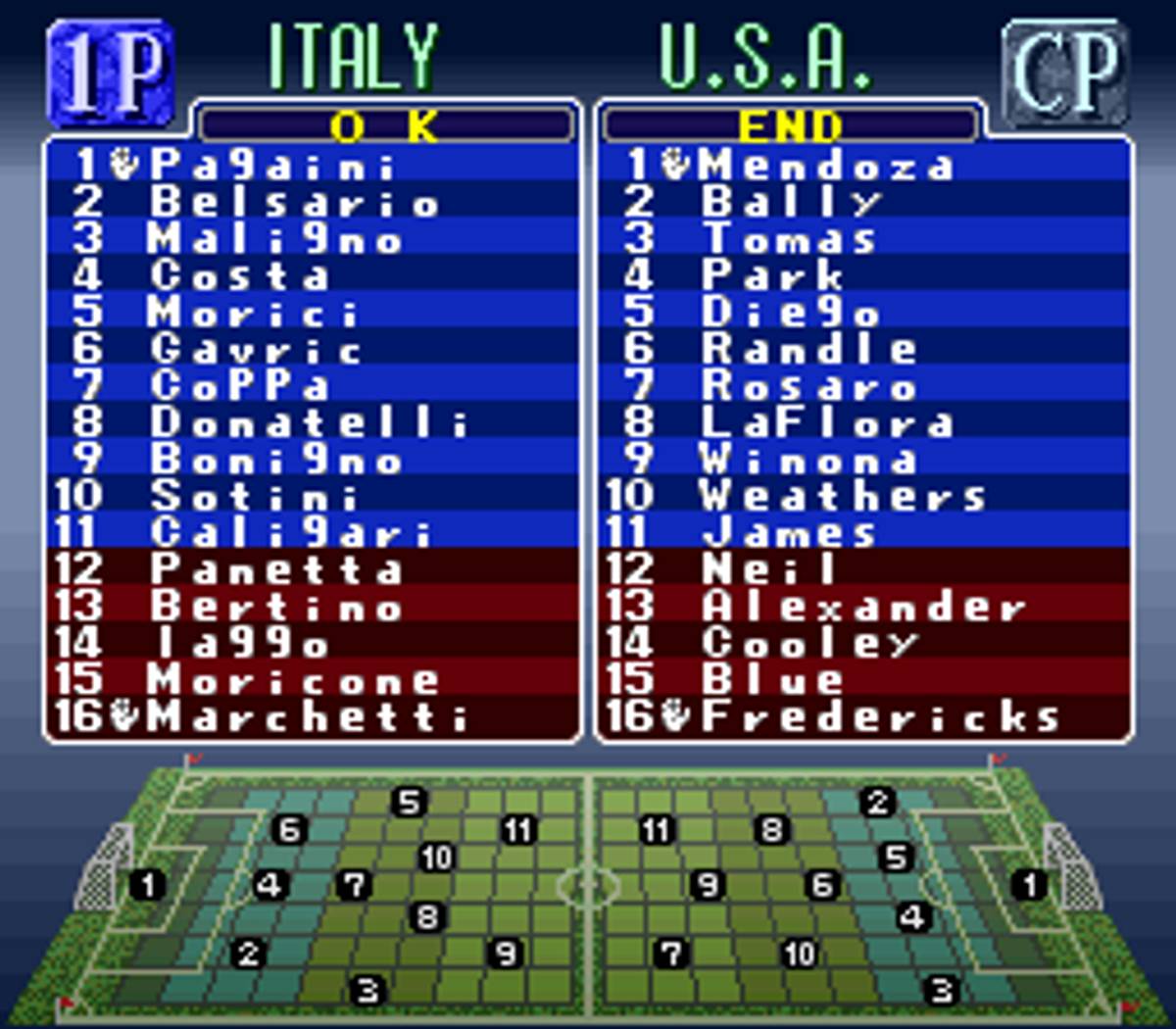 Capcom's Soccer Shootout ROM - SNES screenshot 9