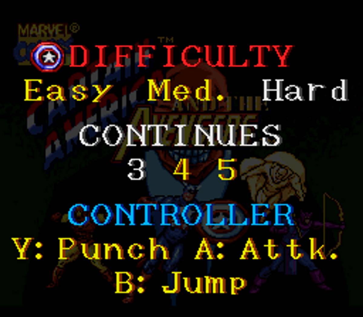 Captain America and the Avengers ROM - SNES screenshot 4
