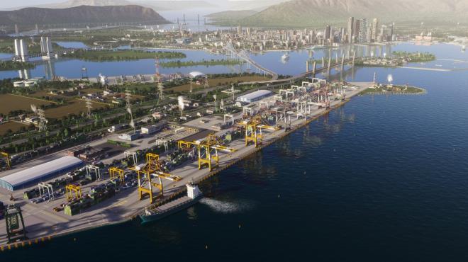 Cities Skylines II Bridges and Ports-RUNE screenshot 2