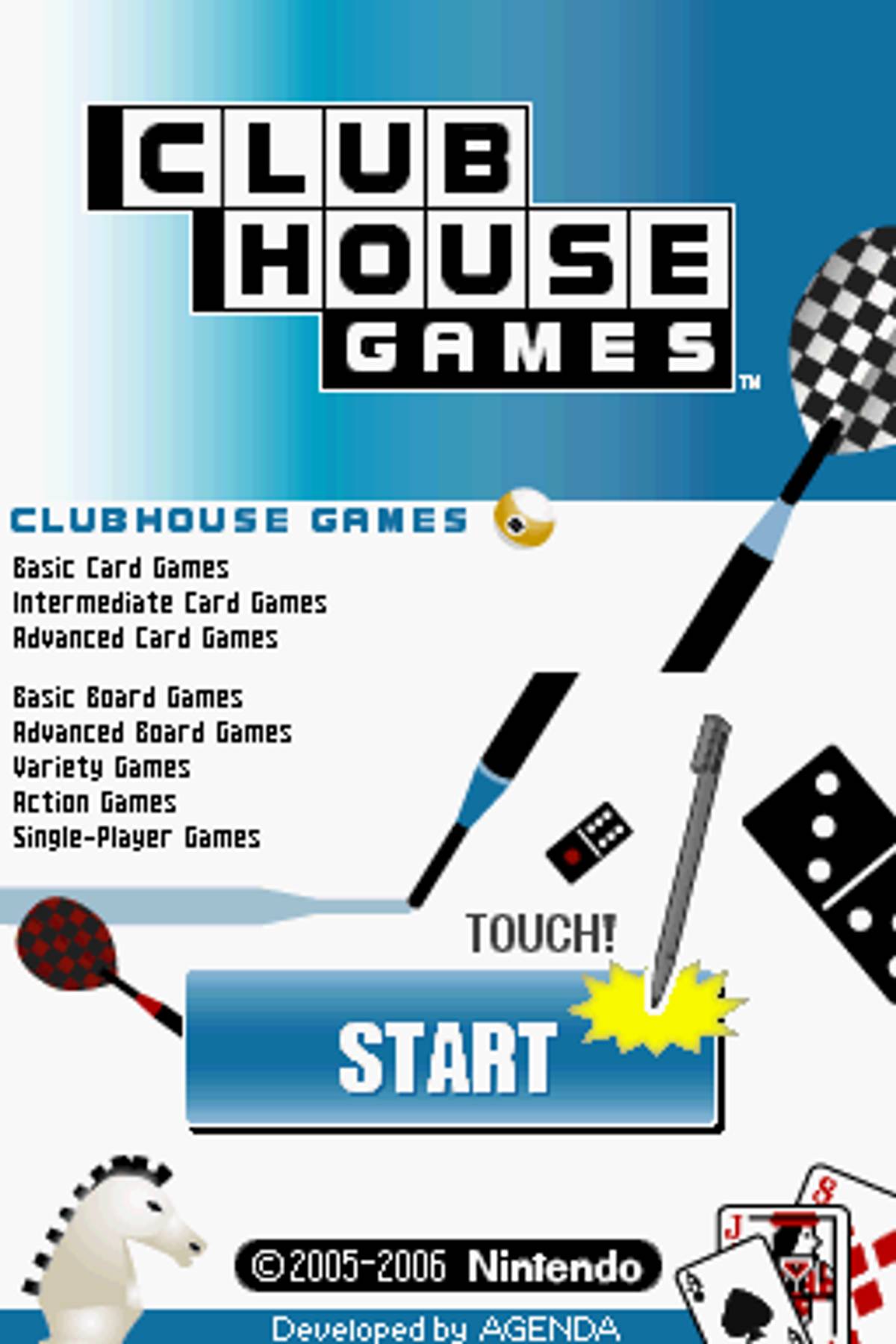Clubhouse Games ROM - NDS screenshot 1
