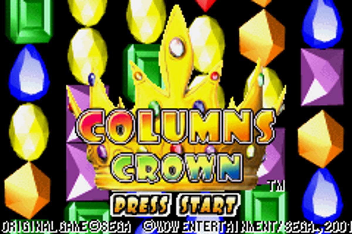 Columns Crown ROM - GBA screenshot 2
