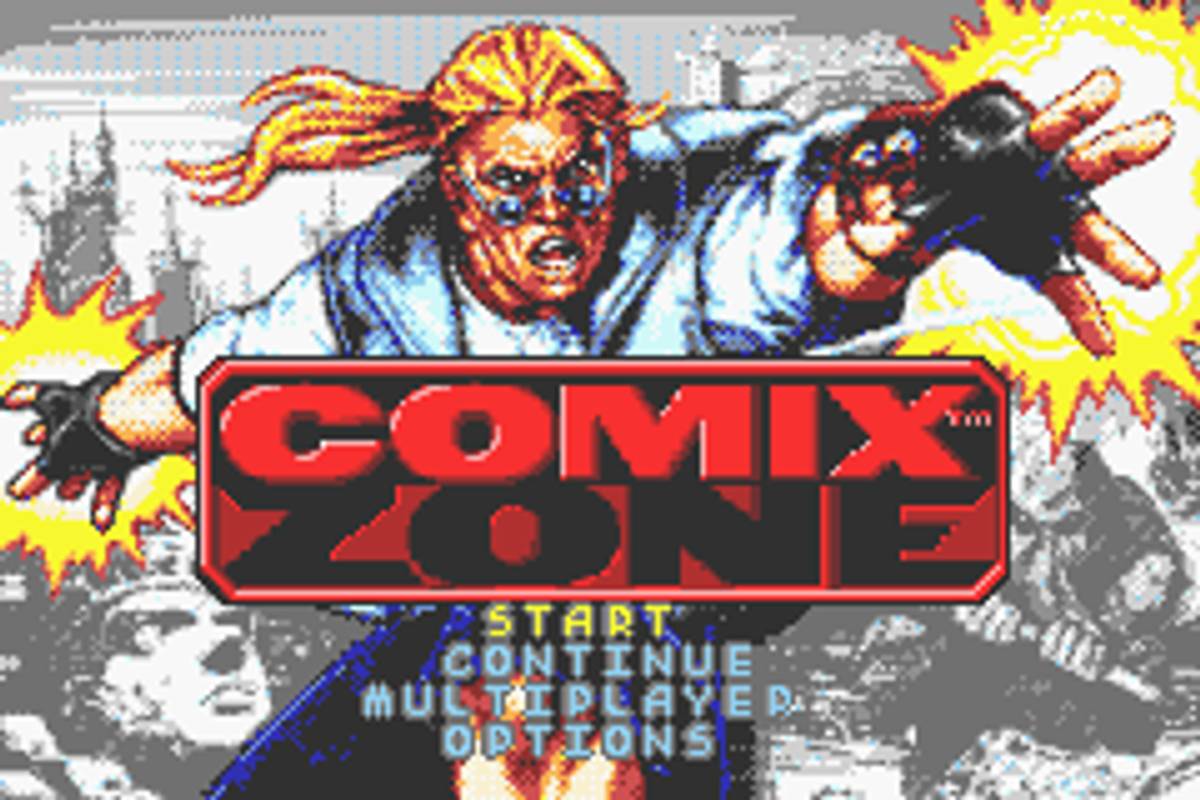 Comix Zone ROM - GBA screenshot 1