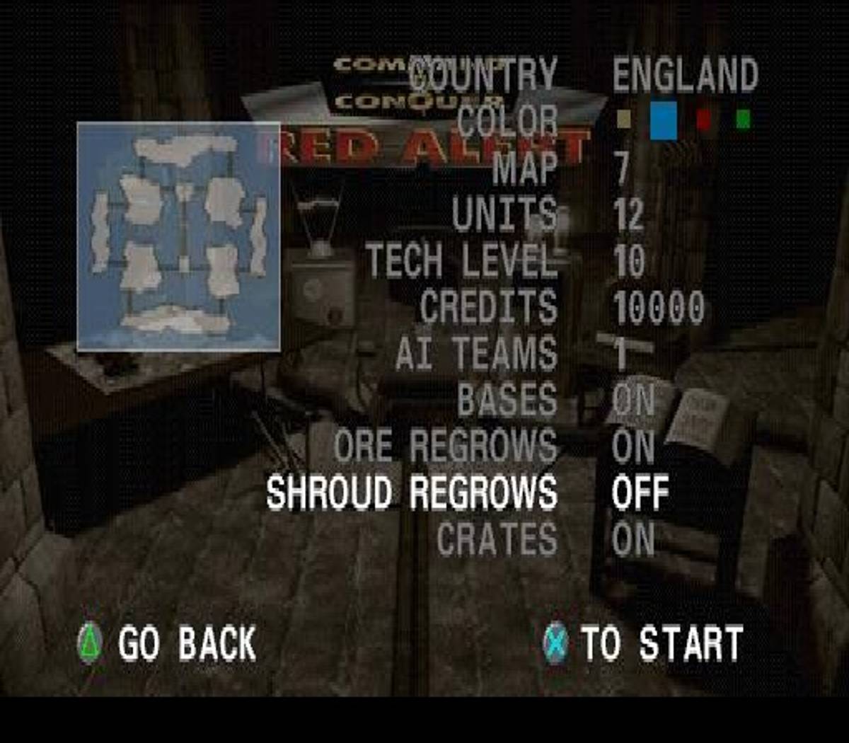 Command & Conquer: Red Alert ISO - PS1 screenshot 10