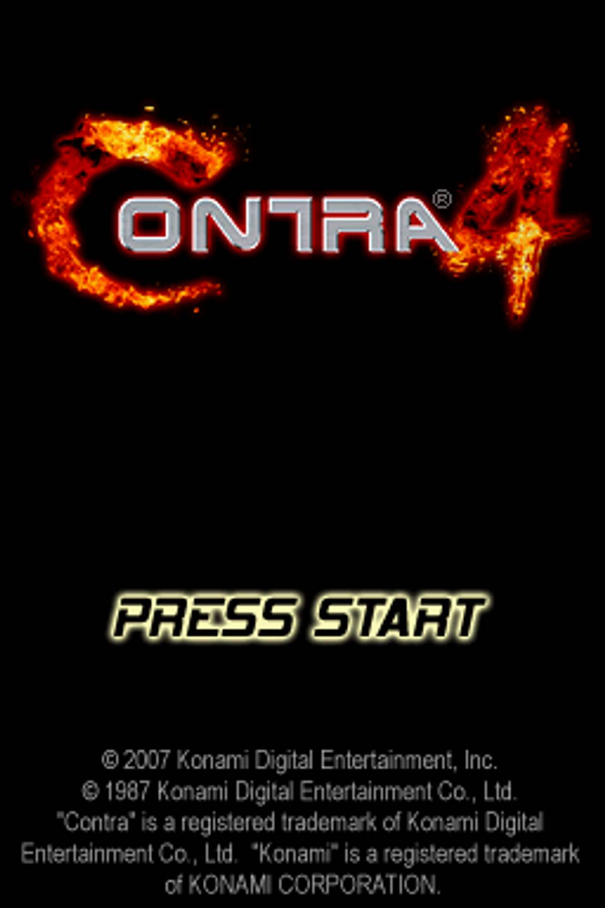 Contra 4 ROM - NDS screenshot 1