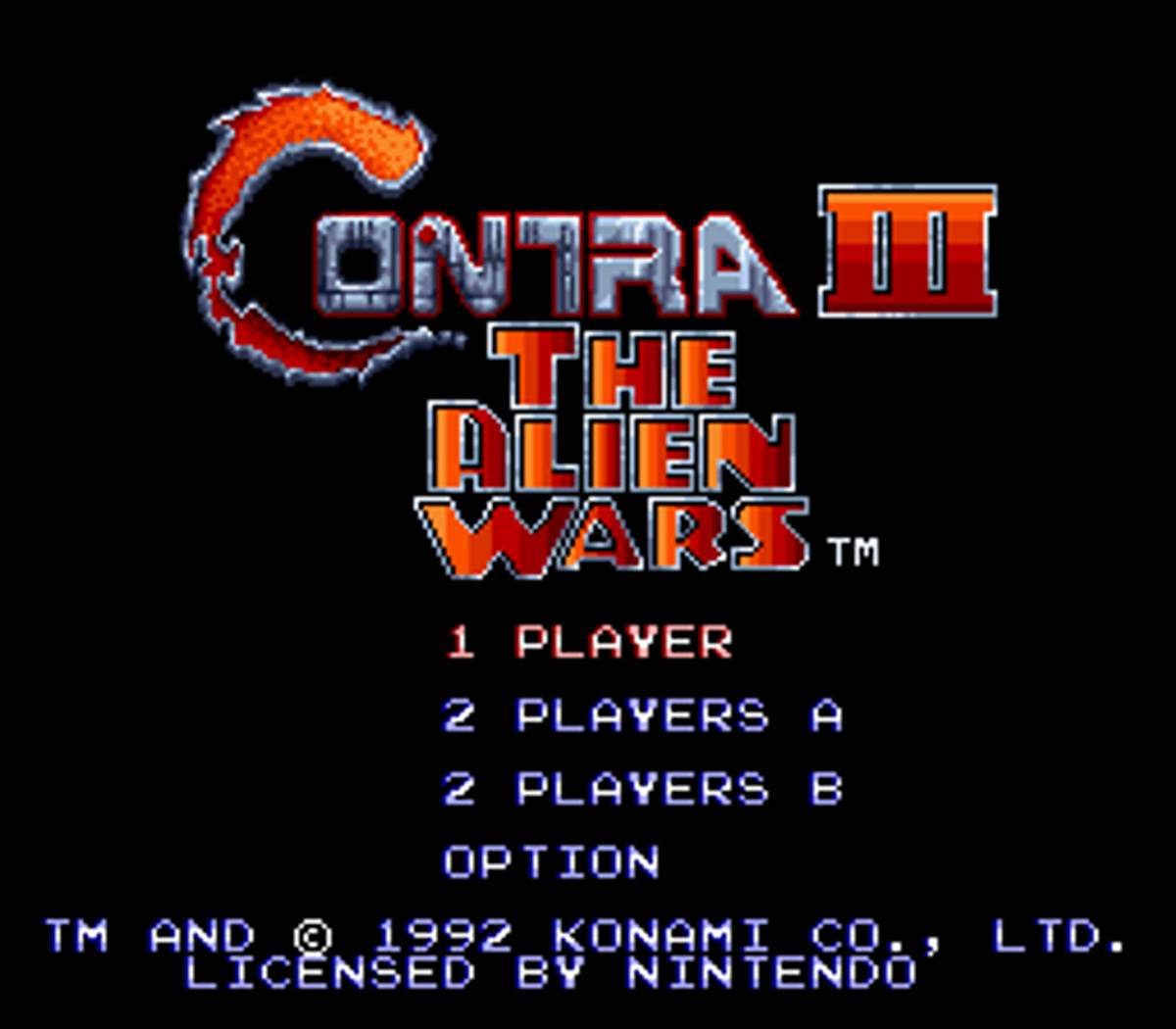 Contra III: The Alien Wars ROM - SNES screenshot 1