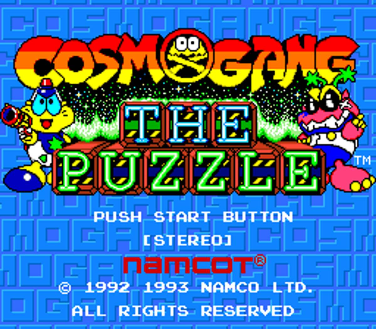 Cosmo Gang: The Puzzle ROM - SNES screenshot 1