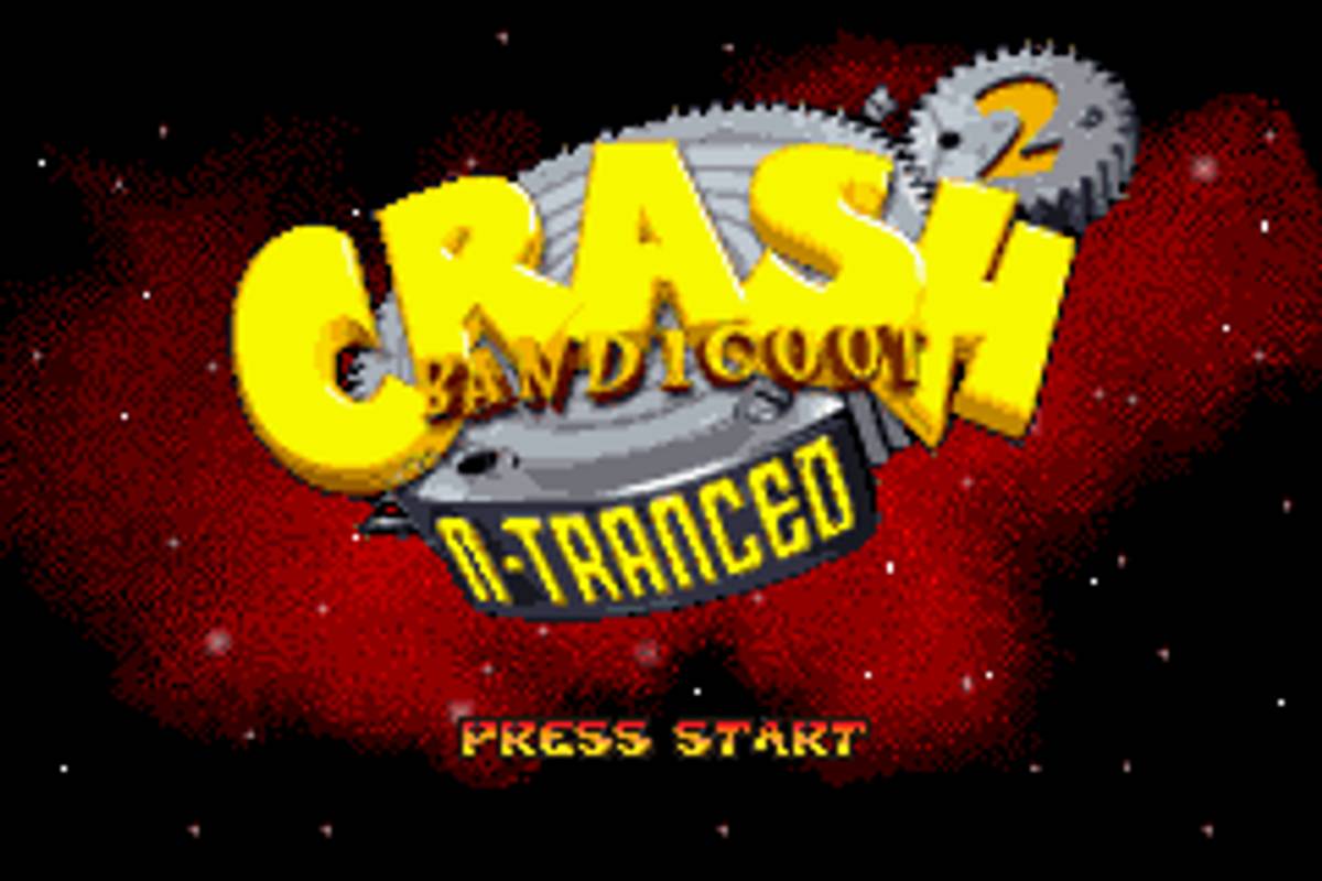 Crash Bandicoot 2: N-Tranced ROM - GBA screenshot 1