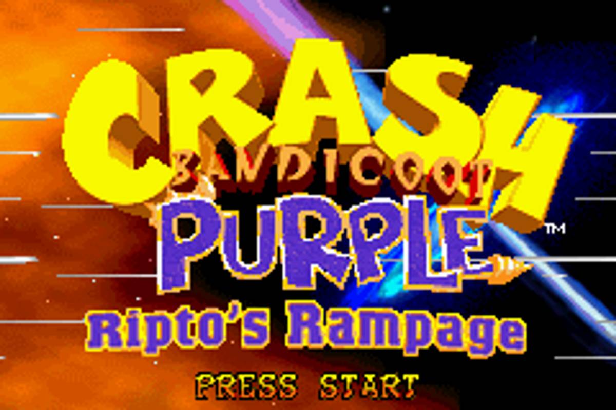 Crash Bandicoot Purple: Ripto's Rampage ROM - GBA screenshot 1