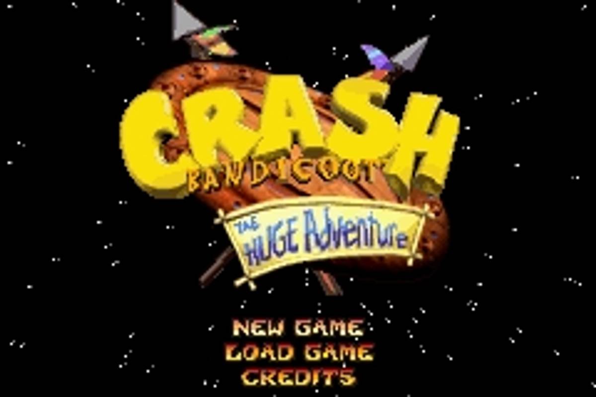 Crash Bandicoot: The Huge Adventure ROM - GBA screenshot 1