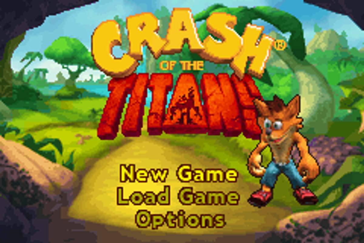 Crash of the Titans ROM - GBA screenshot 1