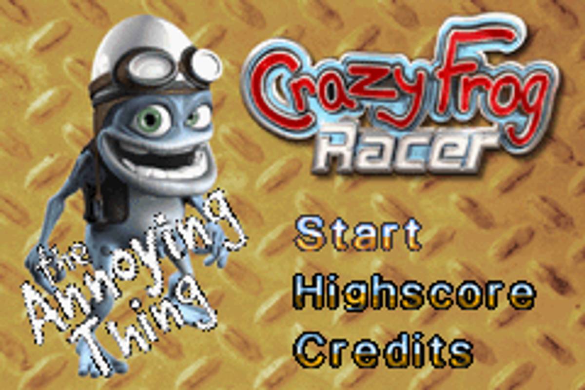 Crazy Frog Racer ROM - GBA screenshot 1