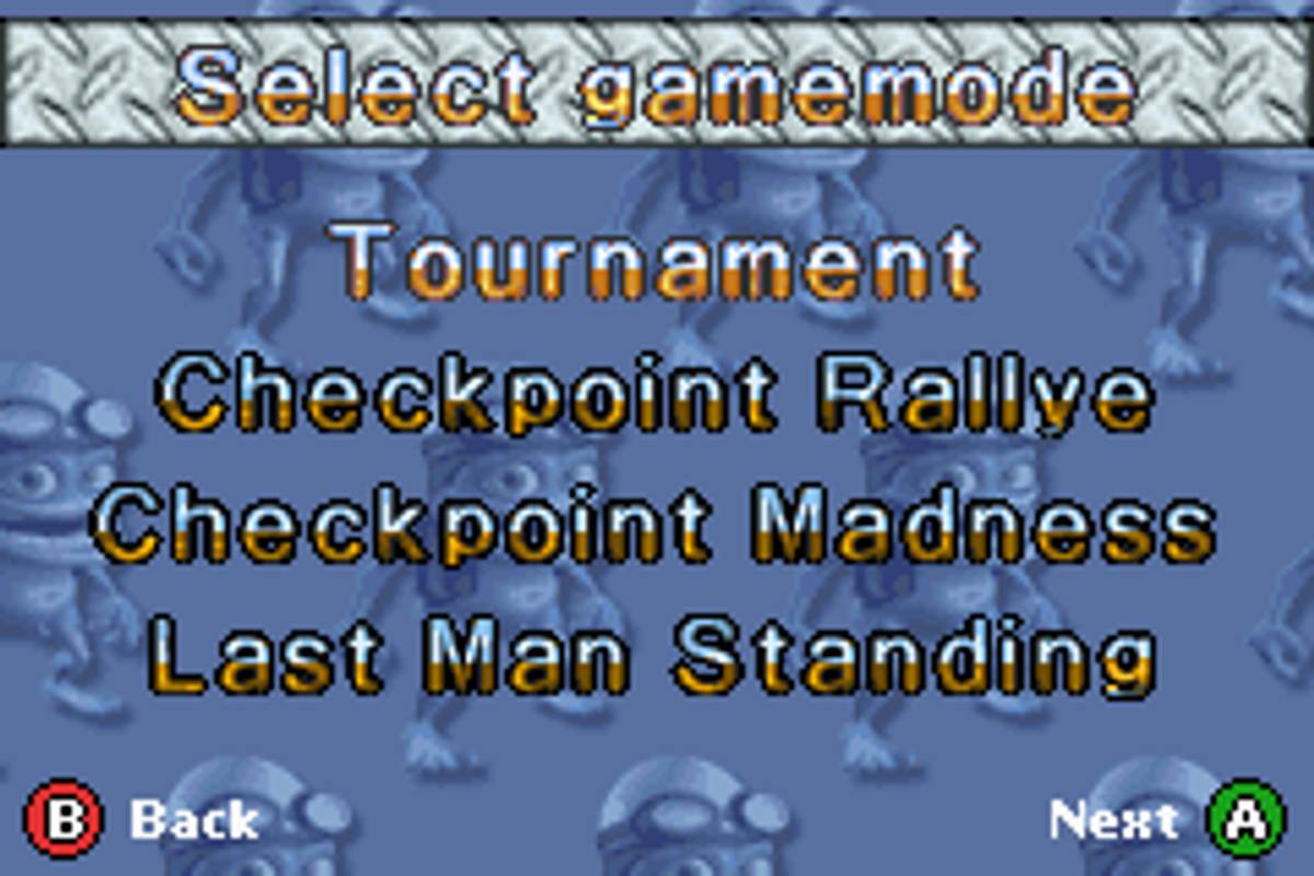 Crazy Frog Racer ROM - GBA screenshot 2