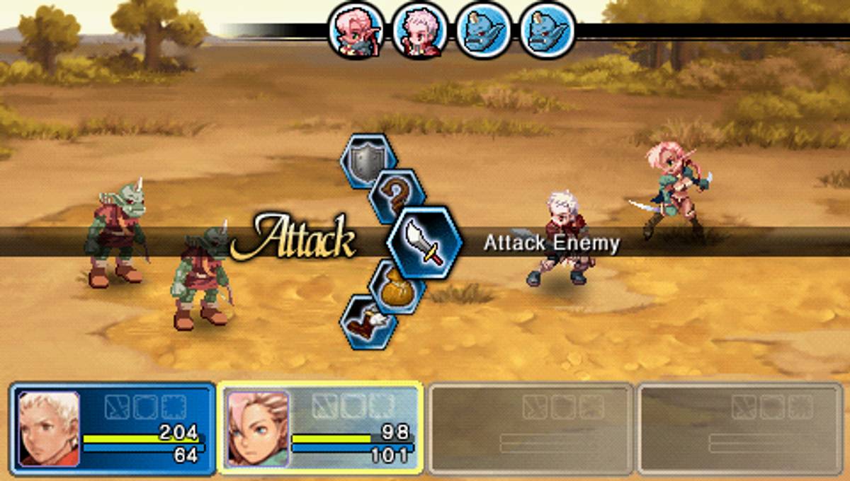 Crimson Gem Saga ISO - PSP screenshot 4