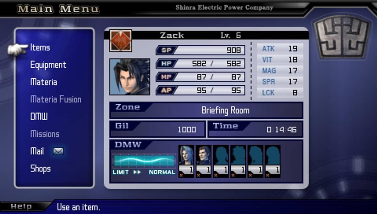 Crisis Core: Final Fantasy VII ISO - PSP screenshot 7