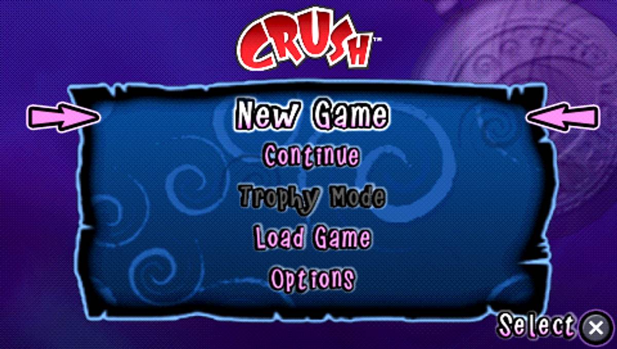 Crush ISO - PSP screenshot 2