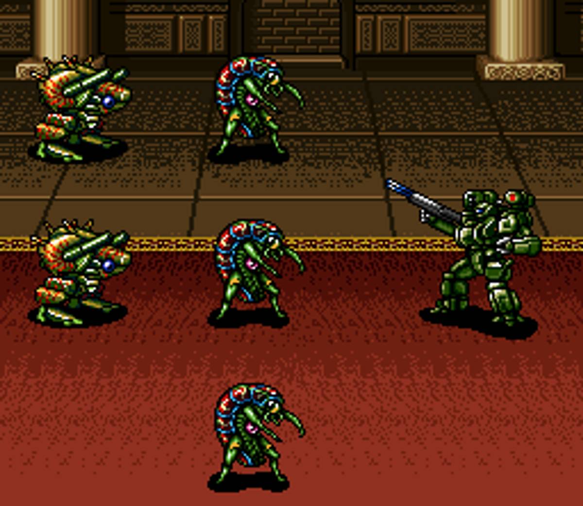 Cyber Knight II: Chikyū Teikoku no Yabō ROM - SNES screenshot 5