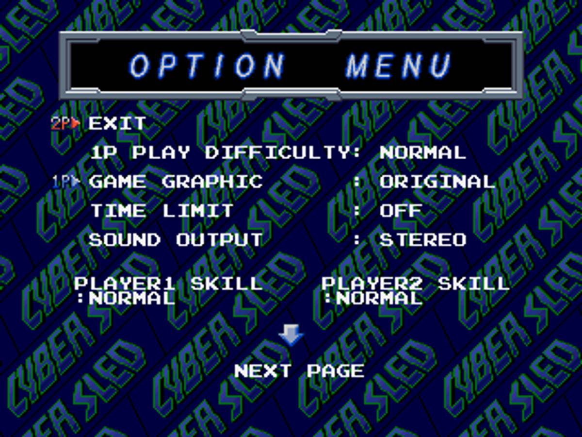 Cyber Sled ISO - PS1 screenshot 5