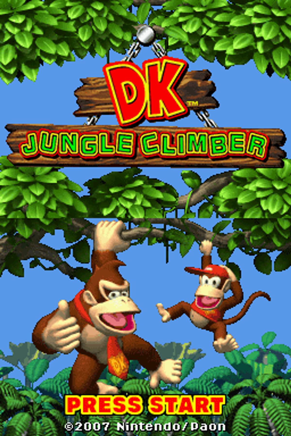 DK: Jungle Climber ROM - NDS screenshot 1