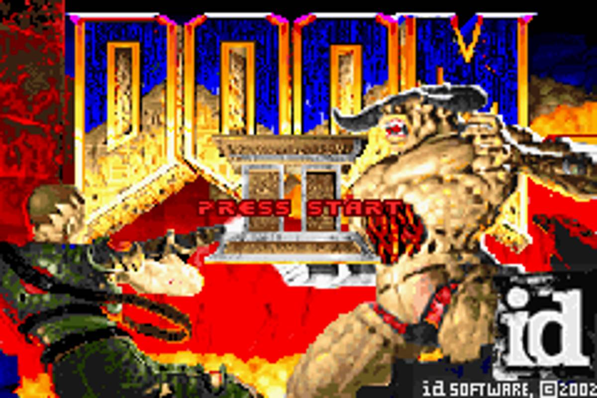 DOOM II ROM - GBA screenshot 1