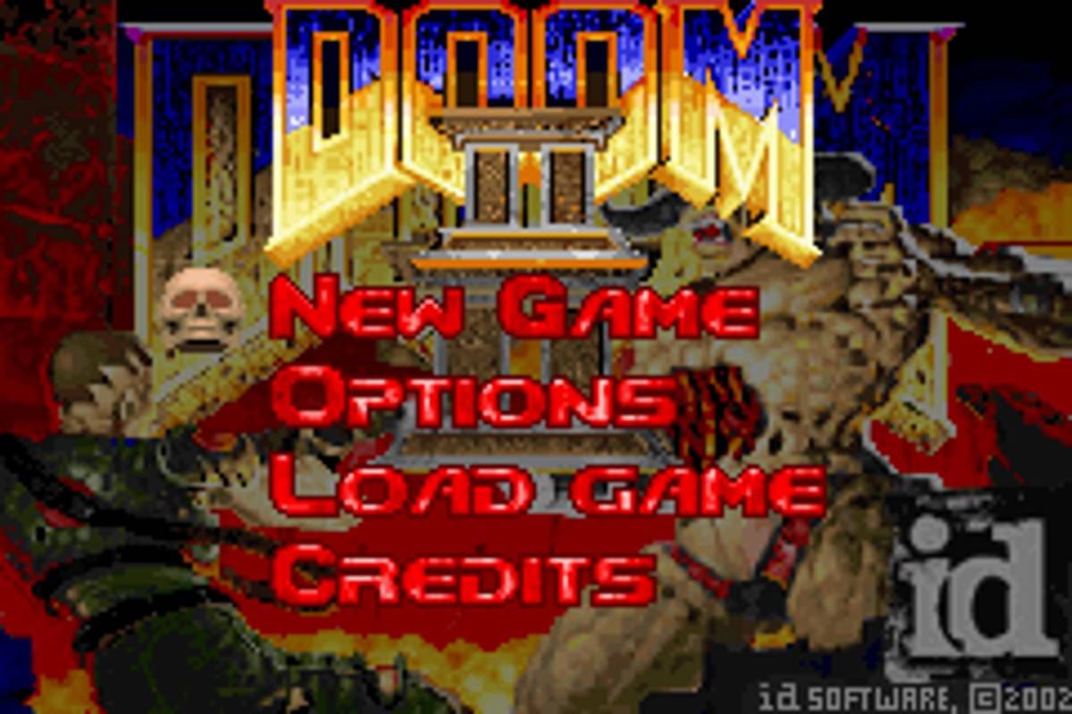 DOOM II ROM - GBA screenshot 2