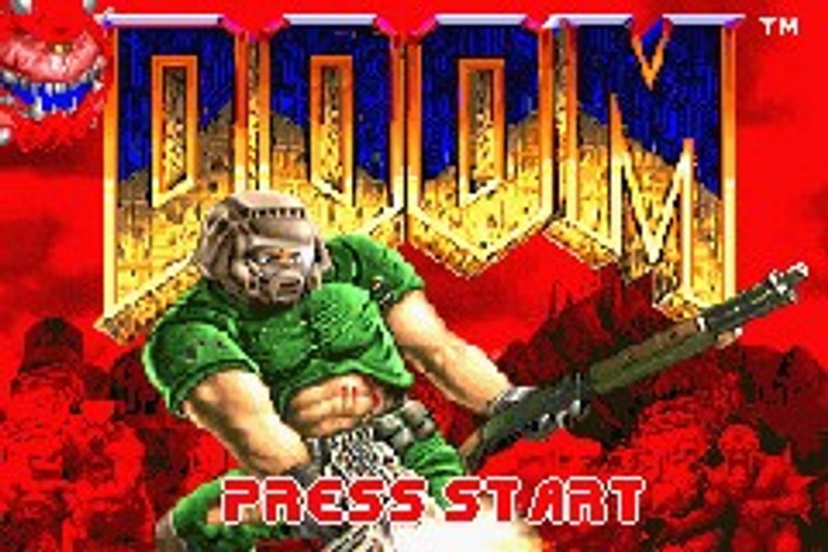 DOOM ROM - GBA screenshot 1
