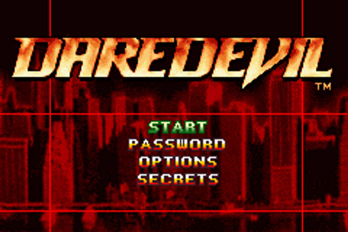 Daredevil ROM - GBA screenshot 2