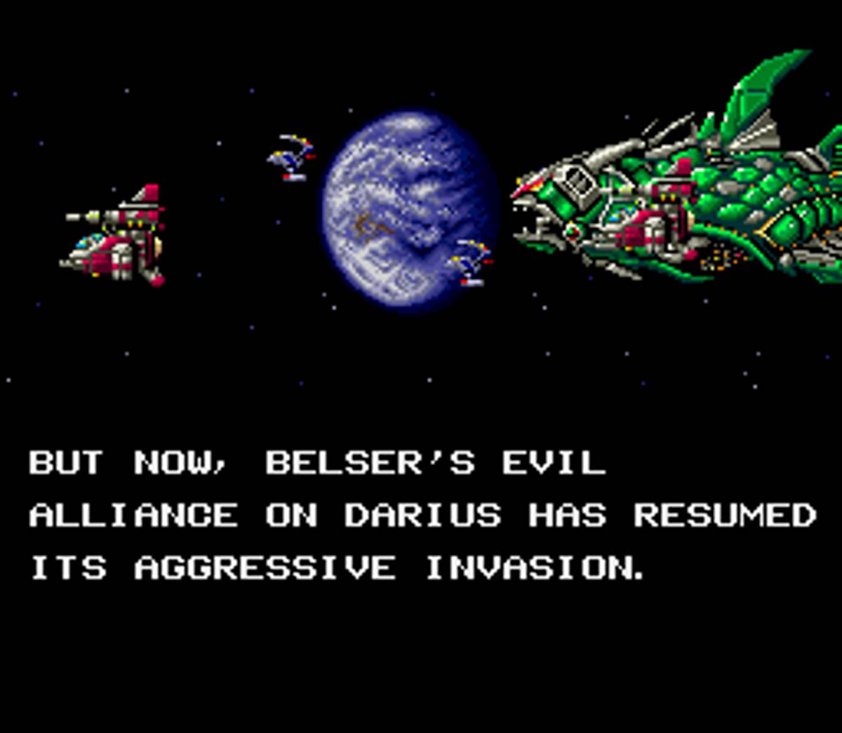 Darius Twin ROM - SNES screenshot 2