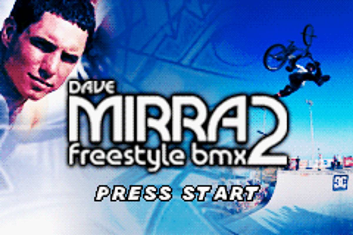 Dave Mirra Freestyle BMX 2 ROM - GBA screenshot 1
