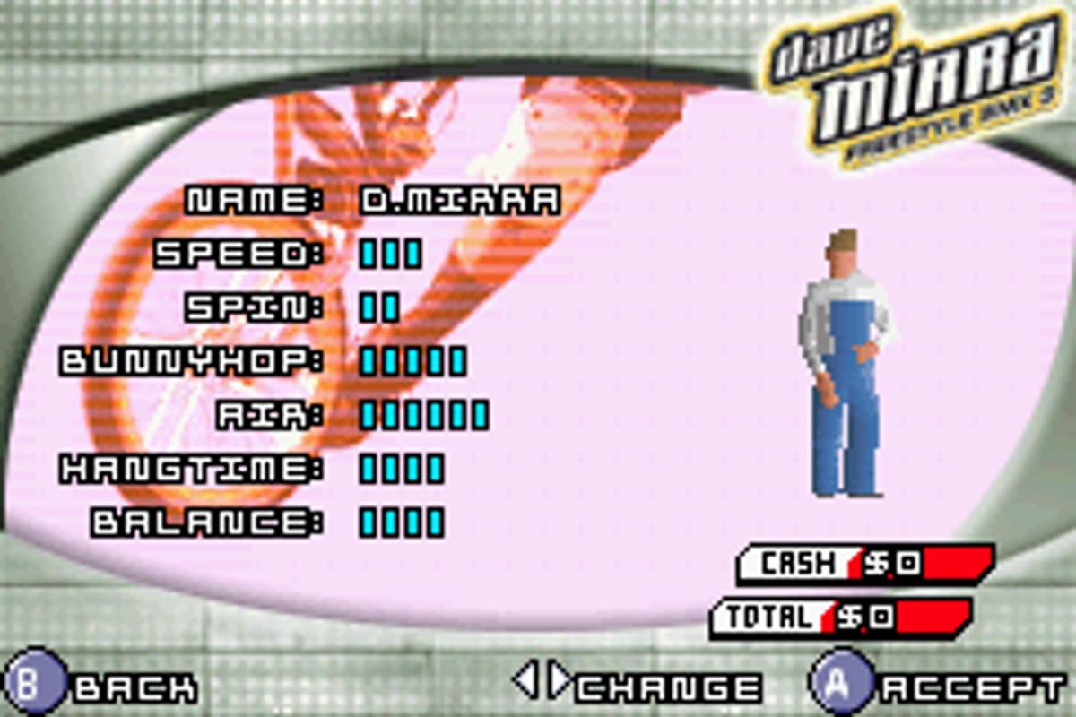 Dave Mirra Freestyle BMX 3 ROM - GBA screenshot 3