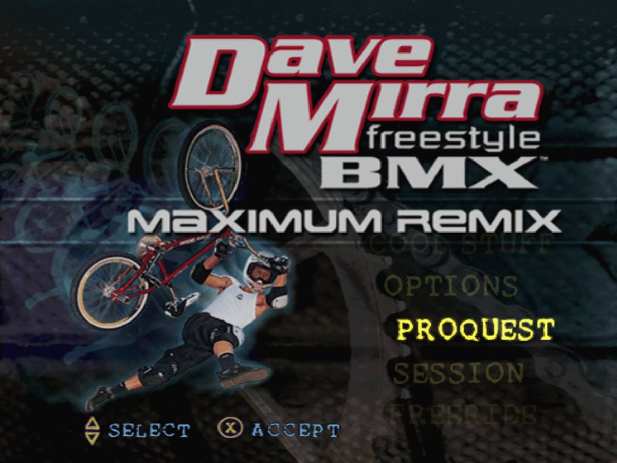 Dave Mirra Freestyle BMX: Maximum Remix ISO - PS1 screenshot 1