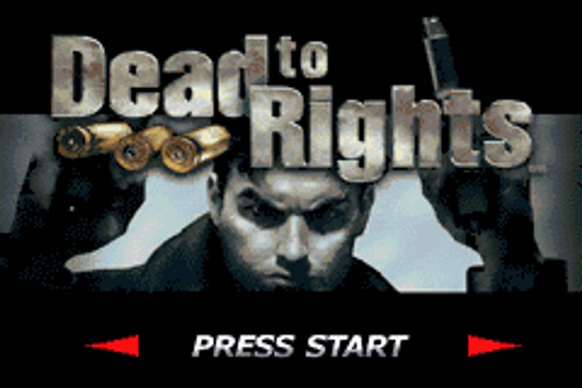 Dead to Rights ROM - GBA screenshot 1
