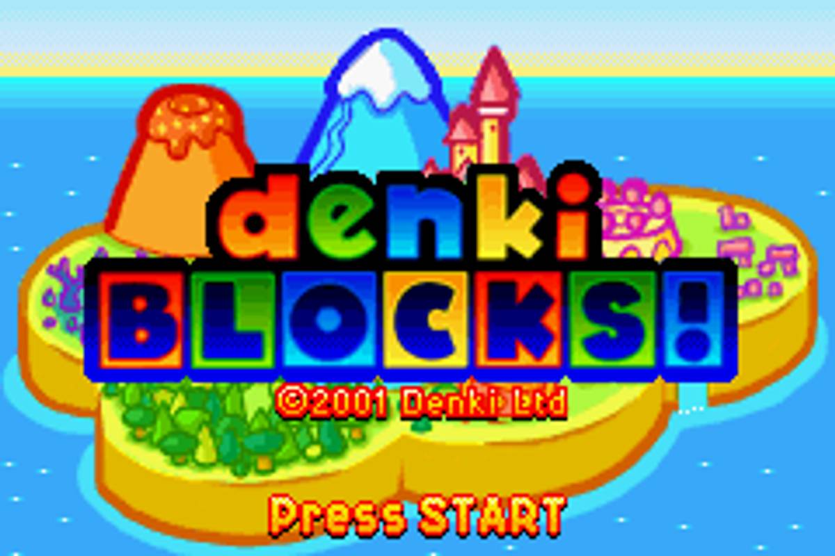 Denki Blocks! ROM - GBA screenshot 1