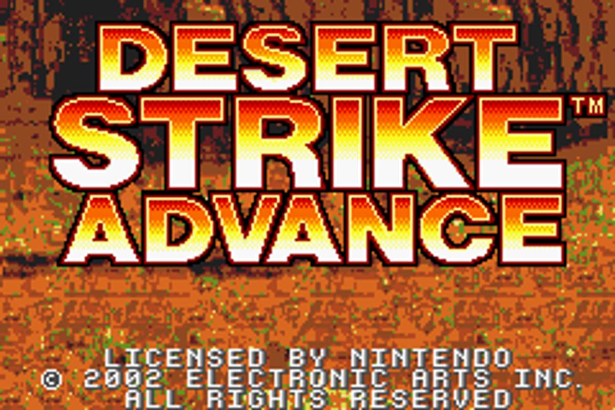 Desert Strike: Return to the Gulf ROM - GBA screenshot 2