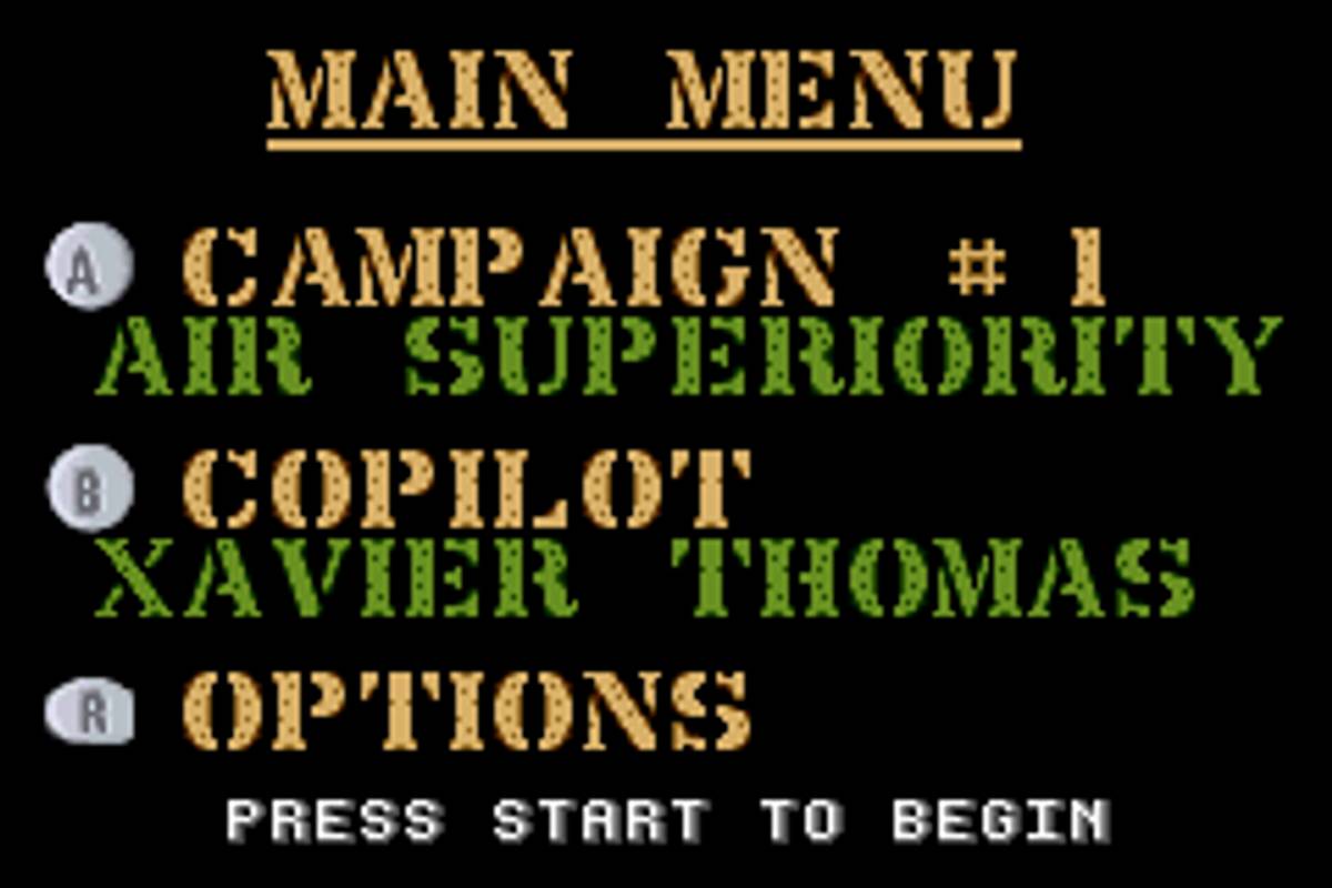 Desert Strike: Return to the Gulf ROM - GBA screenshot 3