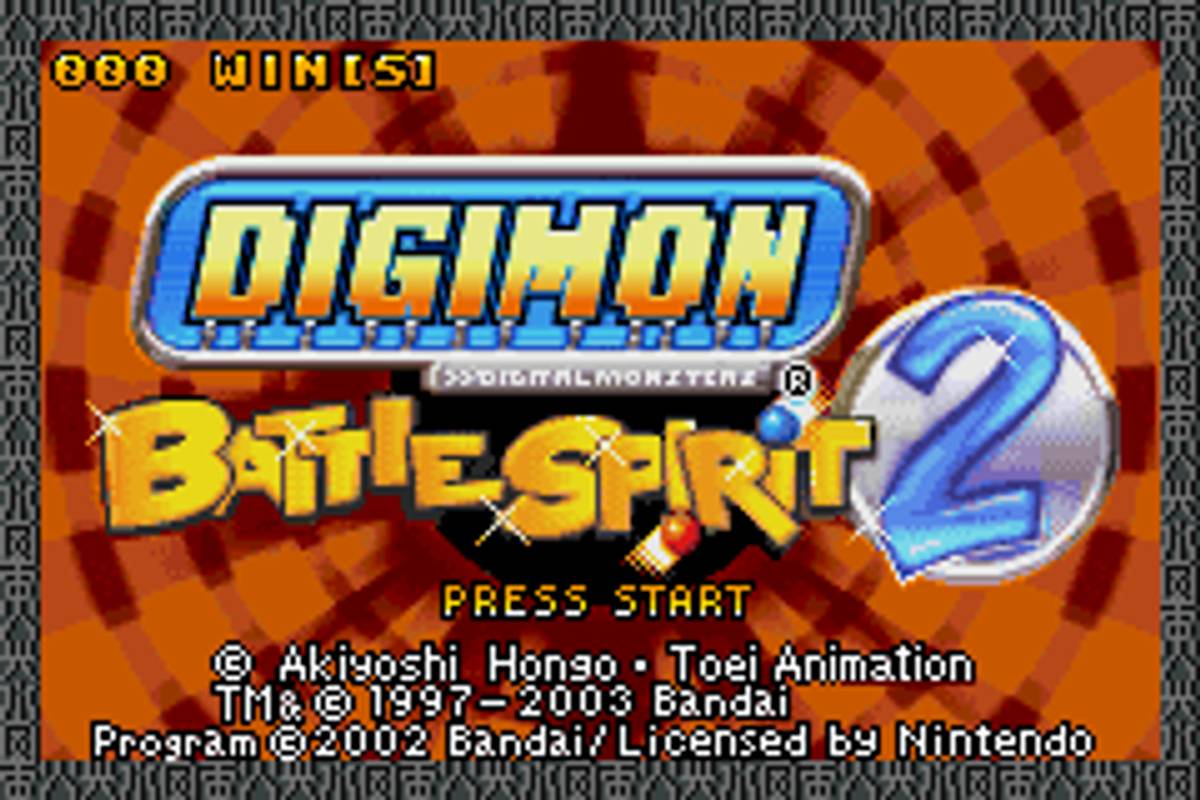 Digimon: Battle Spirit 2 ROM - GBA screenshot 1