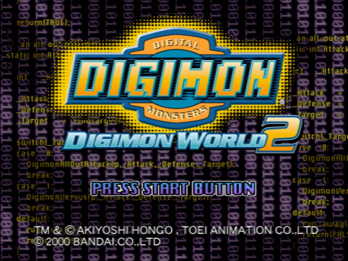 Digimon World 2 ISO - PS1 screenshot 1