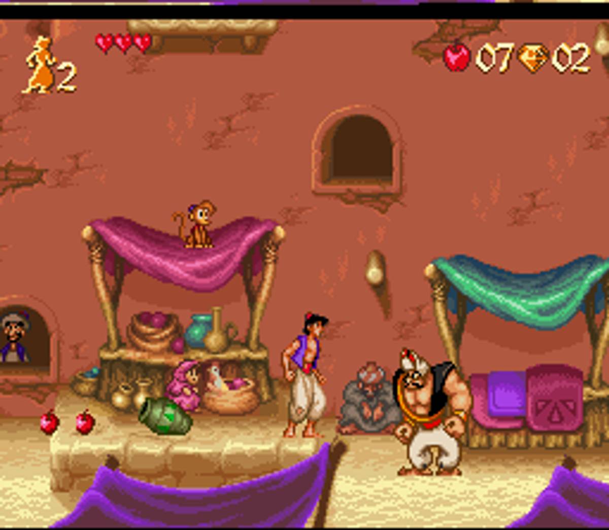 Disney's Aladdin ROM - SNES screenshot 2