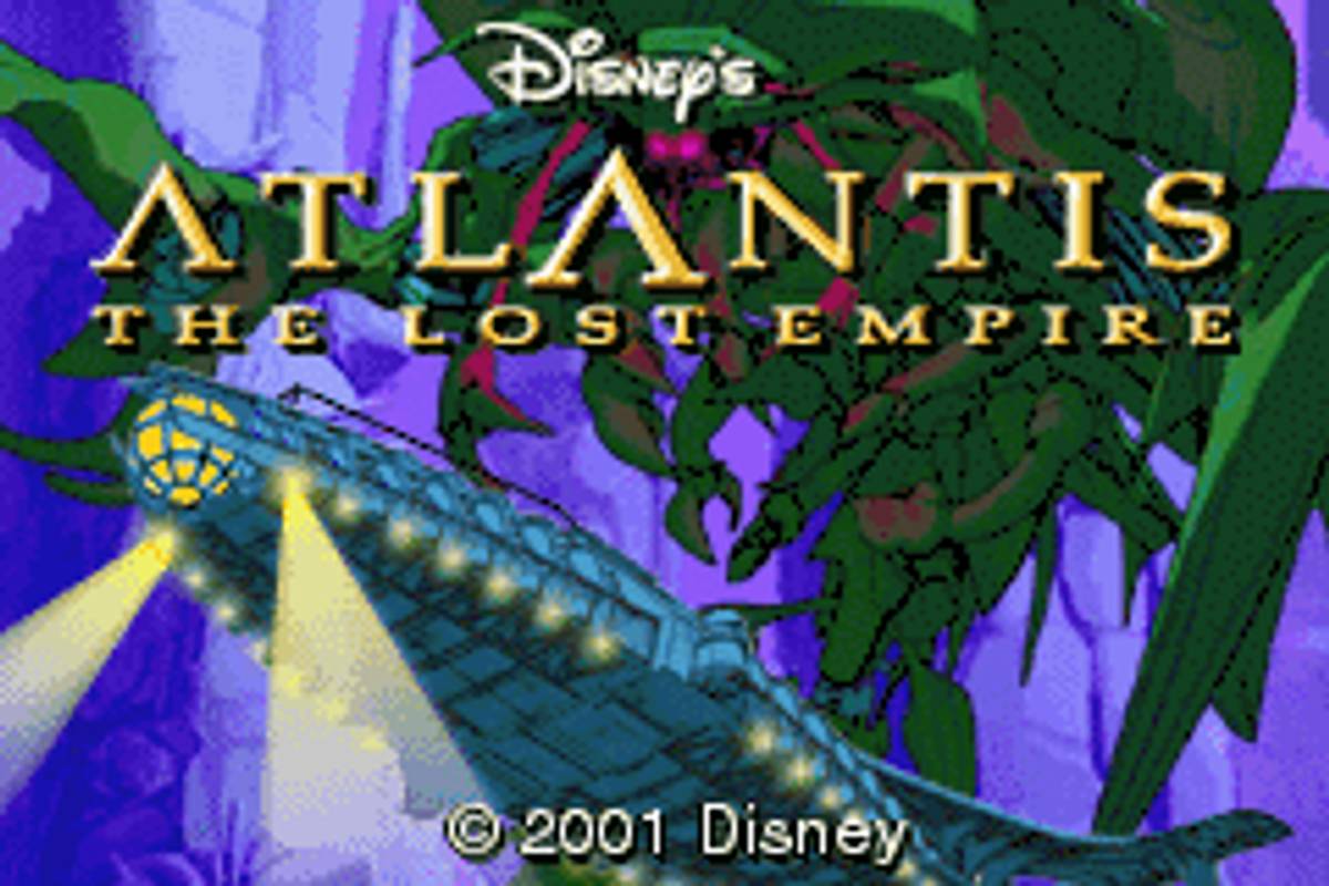 Disney's Atlantis: The Lost Empire ROM - GBA screenshot 1