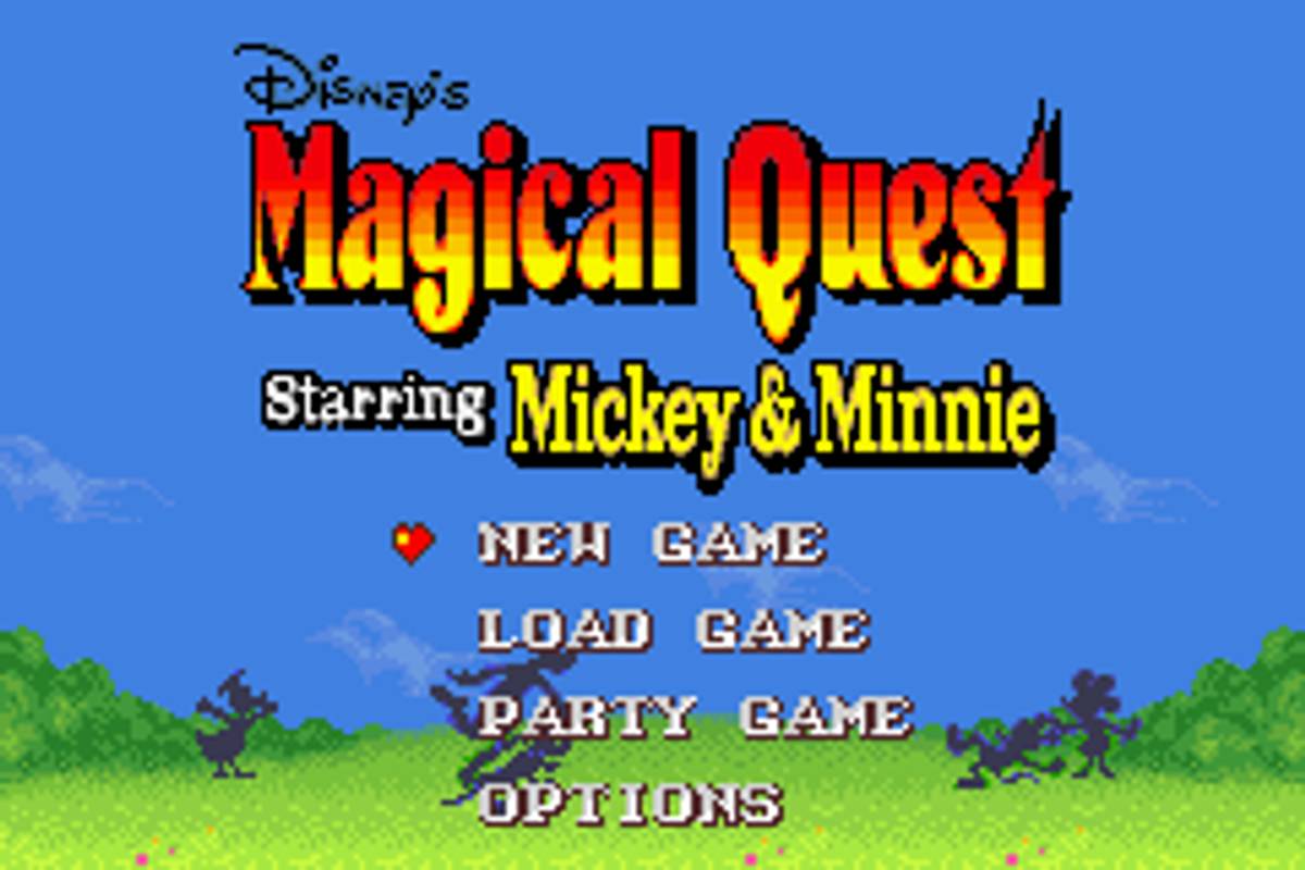 Disney's Magical Quest Starring Mickey & Minnie ROM - GBA screenshot 1