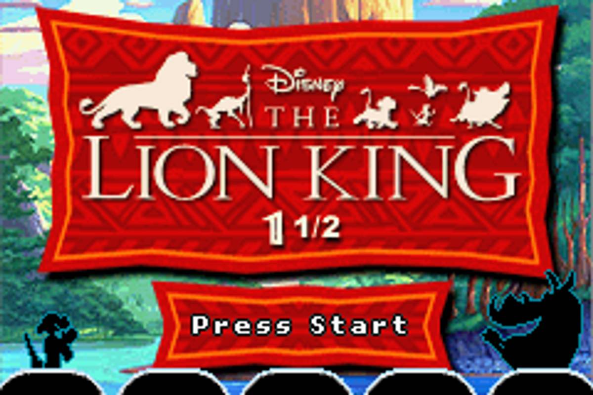 Disney's The Lion King 1 ½ ROM - GBA screenshot 1