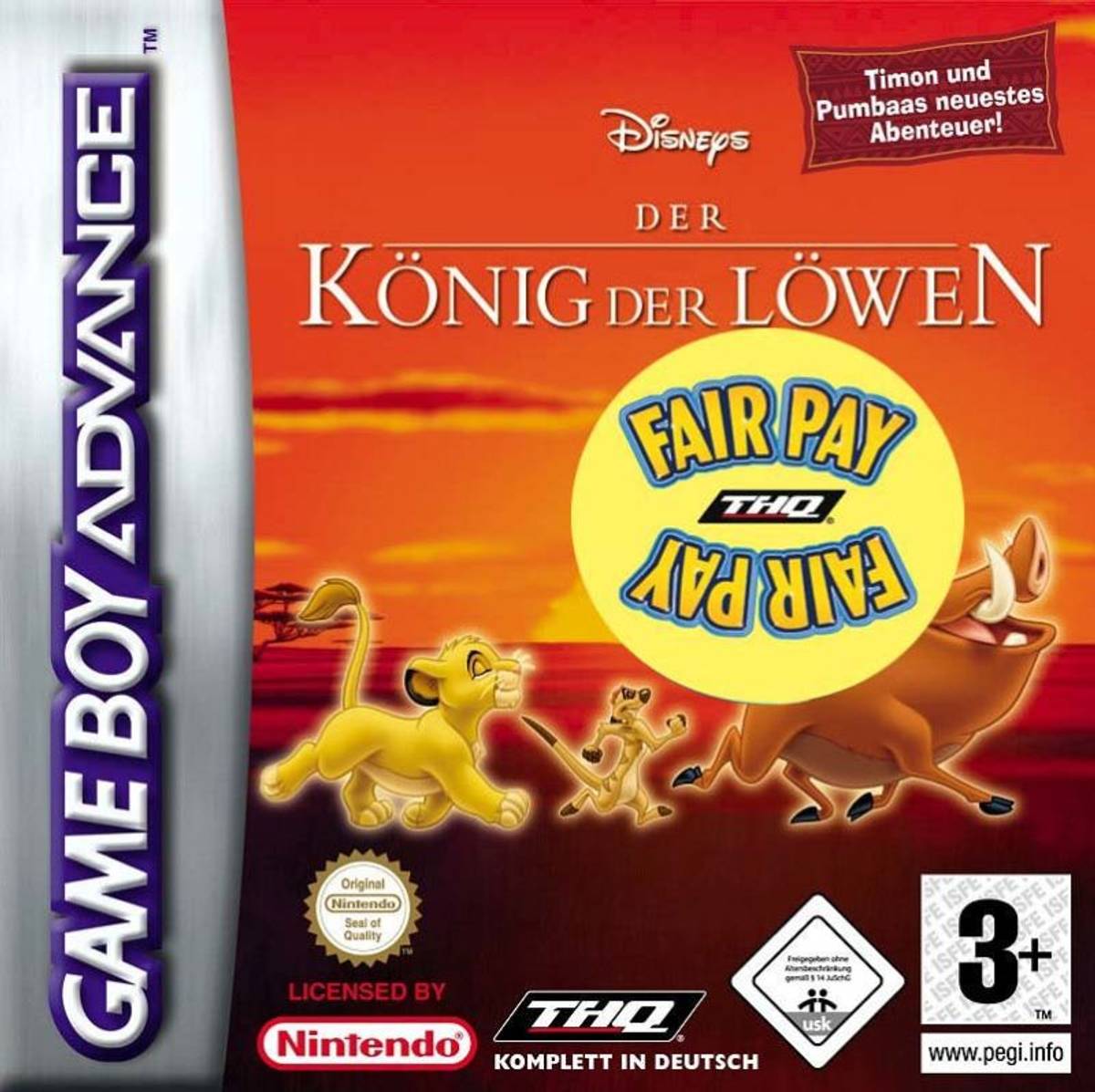 Download Torrent Disney’s The Lion King 1 ½ ROM – GBA